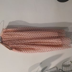 Size 1x Shein polka dot ankle length skirt